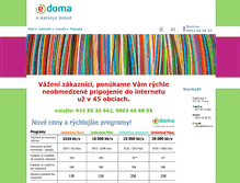 Tablet Screenshot of datasys.sk