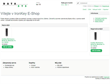 Tablet Screenshot of ironkey.datasys.cz